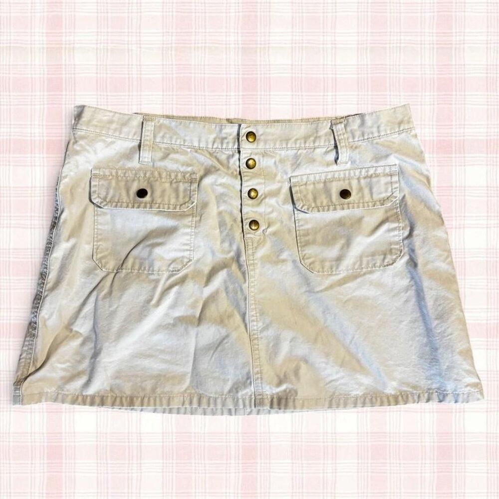 Abercrombie & Fitch Vintage Khaki Mini Skirt 🤍